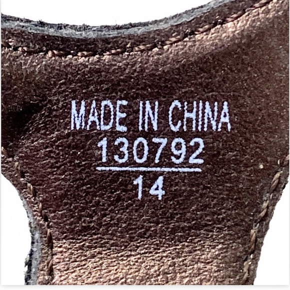 Montego Bay Club Metallic Gold, Bronze & Silver Strappy Wedge Sandals Size 9 - Picture 15 of 16